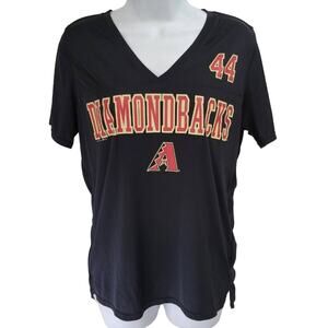 Arizona Diamondbacks Goldschmidt #44 MLB T Shirt Womens V Neck Black‎